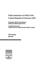 Screenshot of "Public Awareness of AIDS in the Federal republic of Germany 2007