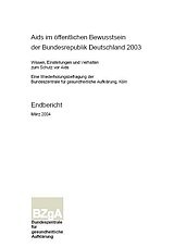 Titelbild "Aids im öffentlichen Bewusstsein der Bundesrepublik Deutschland 2003"