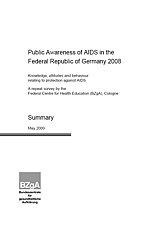 Cover of  "Public Awarenes of AIDS in the Federal Republic of Germany 2008"