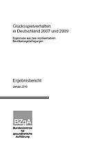 Titelblatt "Glücksspielverhalten in Deutschland 2007 und 2009"