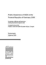 Screenshot "Public Awarenes of AIDS in the Federal Republic of Germany 2006"